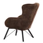 Fauteuil Newfield Microvezel Afua: Koffiebruin