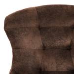 Fauteuil Newfield Tissu - Microfibre Afua: Marron café