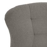 Fauteuil Newfield Tissu - Tissu Bouclé Nola: Gris foncé