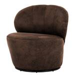 Fauteuil Mohim Microvezel Afua: Koffiebruin