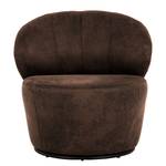 Fauteuil Mohim Microfibre Afua: Marron café