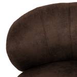 Fauteuil Mohim Microvezel Afua: Koffiebruin