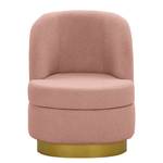 Sessel Chanly Bouclé Stoff Nola: Rosa