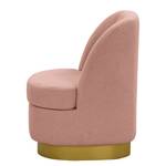 Fauteuil Chanly fluweel - Bouclé Stof Nola: Roze