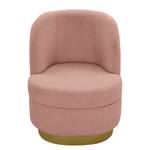 Sessel Chanly Bouclé Stoff Nola: Rosa