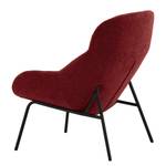 Fauteuil Tantia Geweven stof Scara: Bordeaux