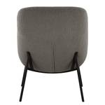 Fauteuil Tantia Bouclé Stof Nola: Donkergrijs