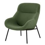 Fauteuil Tantia Bouclé Stof Nola: Antiek groen