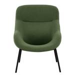 Fauteuil Tantia Bouclé Stof Nola: Antiek groen