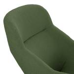 Fauteuil Tantia Bouclé Stof Nola: Antiek groen