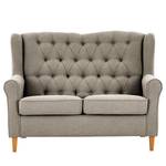 2-Sitzer Sofa Luro Webstoff Scara: Silber