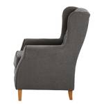 Fauteuil à oreilles Luro Tissu Scara: Gris foncé