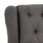 Fauteuil à oreilles Luro Tissu Scara: Gris foncé