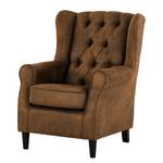 Oorfauteuil Luro Microvezel Afua: Bruin