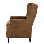 Oorfauteuil Luro Microvezel Afua: Bruin