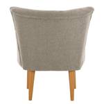 Fauteuil Bumberry avec accoudoirs Tissu Scara: Argenté