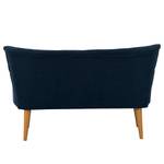 2-Sitzer Sofa Bumberry mit Armlehnen Webstoff Scara: Marineblau