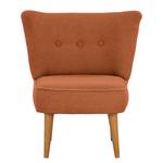 Fauteuil Bumberry Bouclé Stof Nola: Roest