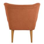 Fauteuil Bumberry Tissu Bouclé Nola: Rouille