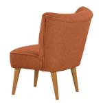 Fauteuil Bumberry Bouclé Stof Nola: Roest