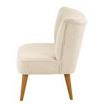 2-Sitzer Sofa Bumberry Bouclé Stoff Nola: Creme