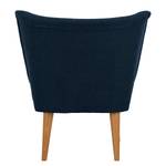 Fauteuil Bumberry Tissu Scara: Bleu marine