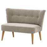 2-Sitzer Sofa Bumberry Webstoff Scara: Silber