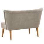 2-Sitzer Sofa Bumberry Webstoff Scara: Silber