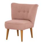 Fauteuil Bumberry Tissu Bouclé Nola: Rose