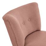 Fauteuil Bumberry Tissu Bouclé Nola: Rose