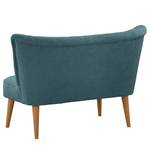 2-Sitzer Sofa Bumberry Bouclé Stoff Nola: Blau