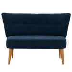 2-Sitzer Sofa Bumberry Webstoff Scara: Marineblau