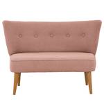 2-Sitzer Sofa Bumberry Bouclé Stoff Nola: Rosa