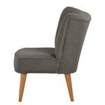 Fauteuil Bumberry Tissu Bouclé Nola: Gris foncé