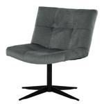 Fauteuil Mandes Microfibre Faria: Gris foncé