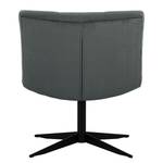 Fauteuil Mandes Microfibre Faria: Gris foncé