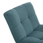 Fauteuil Mandes Tissu Bouclé Nola: bleu