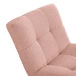 Fauteuil Mandes Tissu Bouclé Nola: Rose