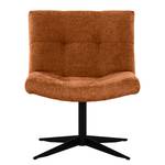 Fauteuil Mandes Tissu Tora: Marron rouille