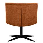 Fauteuil Mandes Platweefsel Tora: Roestbruin