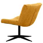 Fauteuil Mandes Tissu Tora: Jaune moutarde