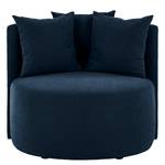 Fauteuil Lopala Geweven stof Scara: Marineblauw