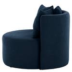 Fauteuil Lopala Geweven stof Scara: Marineblauw