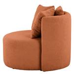 Fauteuil Lopala Tissu Bouclé Nola: Rouille