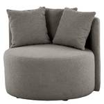 Fauteuil Lopala Tissu Bouclé Nola: Gris foncé