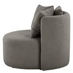 Fauteuil Lopala Tissu Bouclé Nola: Gris foncé