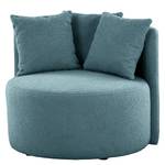 Fauteuil Lopala Bouclé Stof Nola: Blauw