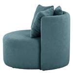 Sessel Lopala Bouclé Stoff Nola: Blau