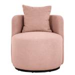 Fauteuil Pasao Tissu Bouclé Nola: Rose