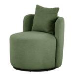 Fauteuil Pasao Bouclé Stof Nola: Antiek groen